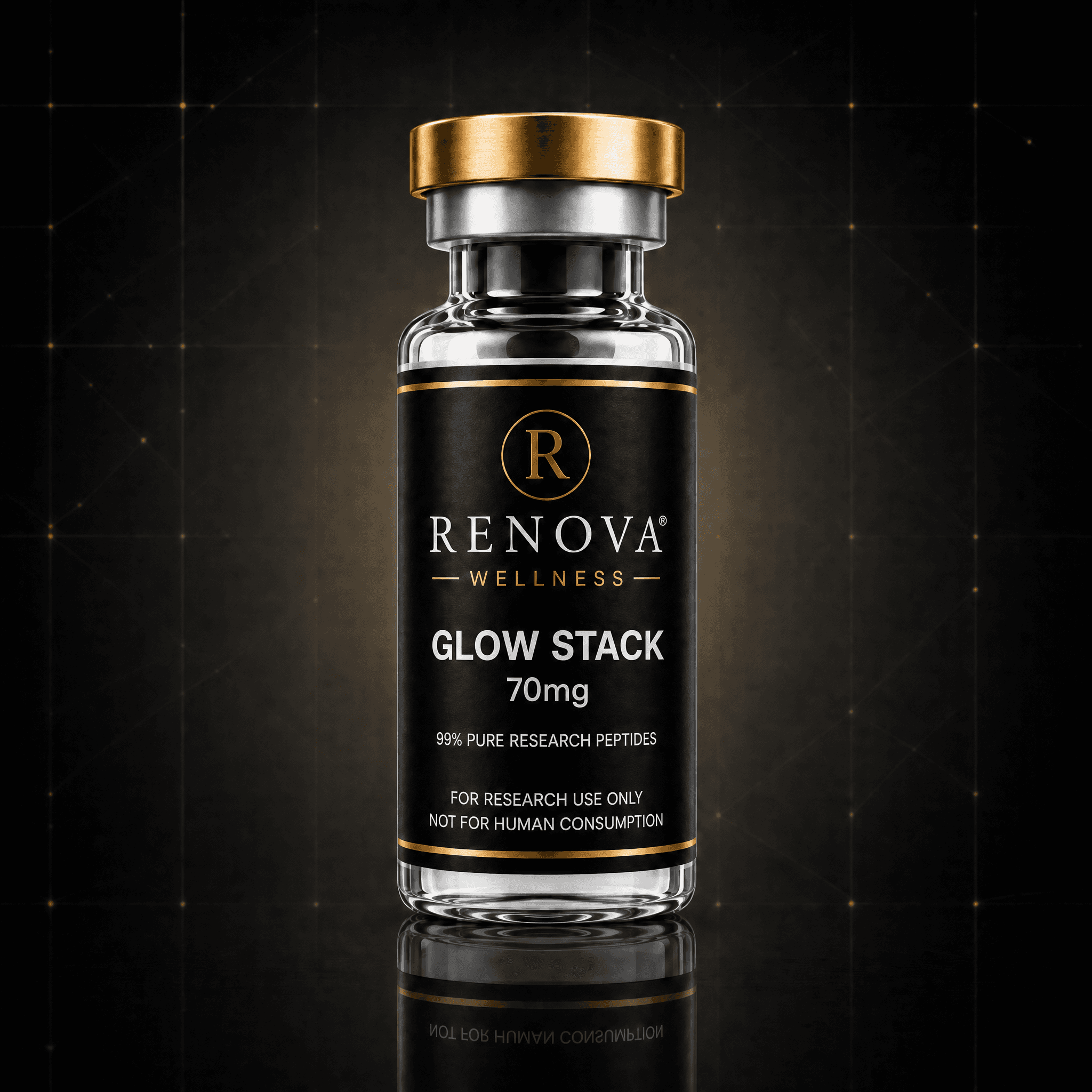 Glow Stack research vial — Renova Wellness