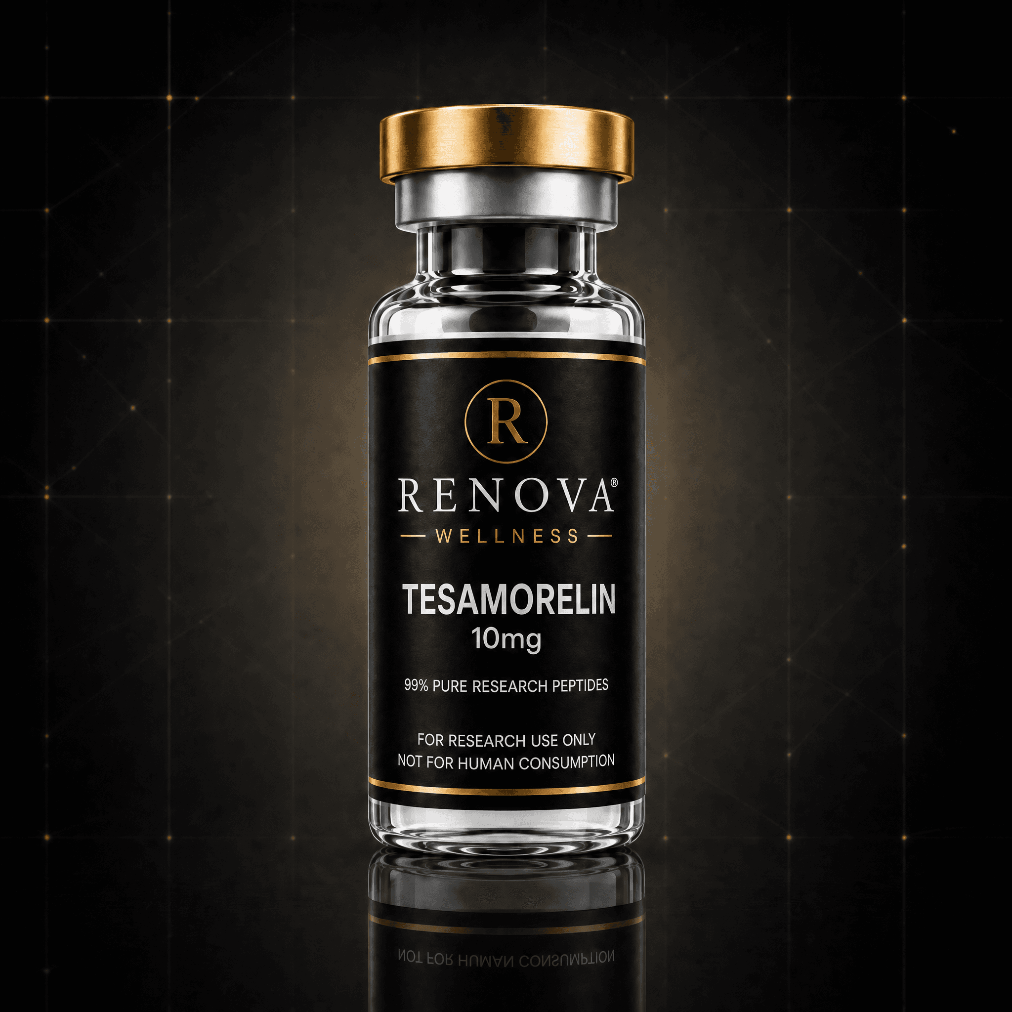 Tesamorelin research vial — Renova Wellness